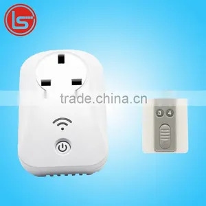 Wall Remote Control Socket Switch Travel Plug With Remote Controller UK Standard 13A SANKOU AC220V/110V Smart Home Automation thumbnail-1