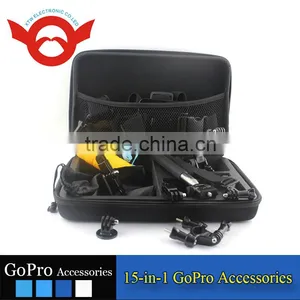 Wonderful Gopros Accessories ,15-in-1 Gopros Accessories Sets for Gopros Heros 4,go Pro Heros 4 / 3+/3 /2 /1 thumbnail-1