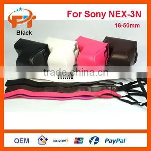 2013 Newest Leather Camera Bag for SONY NEX-3N thumbnail-1