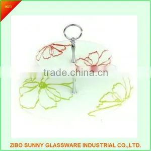 Color Charger Plates for Wedding Decorative Fruit Glass Plates thumbnail-1