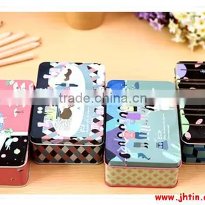 Small Rectangular Colorful Tin Box Factory thumbnail-1