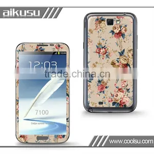 3M+PU Glue Custom Gel Skin Sticker for Samsung Note2 thumbnail-1