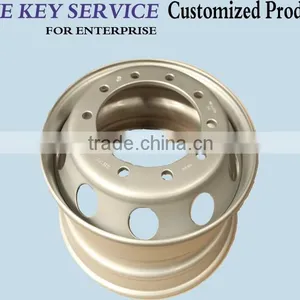 LOTOUR Brand Steel Truck Wheels & Rims 19.5x6.75 19.5x7.50 for Dong Feng thumbnail-2