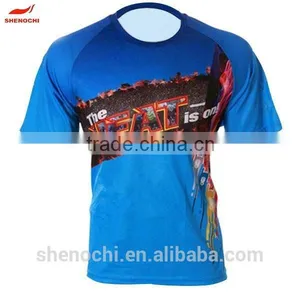 Sublimation t Shirt OEM Service Made in China Dri Fit T-shirt Factory thumbnail-1