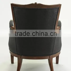 Chinese Antique Wooden Carved Chair Black Color(CH-304) thumbnail-3