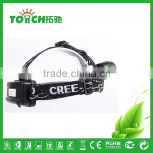 High Power LED Headlamps 2*18650 Rechargeable Battery Focus Green Color Zoom Headlight Torch thumbnail-3