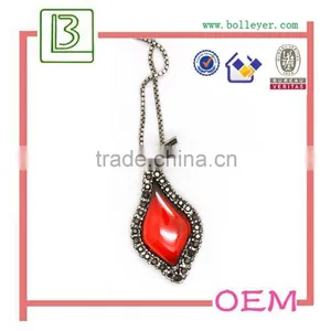 H0t Sale Fashionable Imitation Artificial Ruby Necklace thumbnail-1