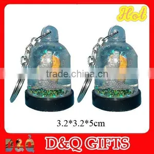 Crocodile Plastic Water Ball Keychain thumbnail-1