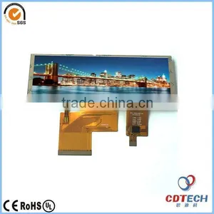 Higt Quanlity Tft Lcd 4.6 Inch WVGA 800*320 Small Size Lcd Solar Panel With PCAP thumbnail-2