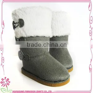 Warmly Doll Boot With Button Decorations thumbnail-2