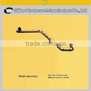 YB-U01 New Type D Rail Chrome Plated Wall Clothes Racks thumbnail-1