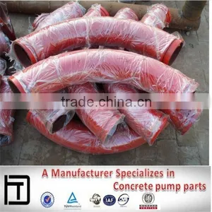 Wear-resistance Elbows fo Concrete Pumps,DN125 Reinforced Cast Manganese Elbow thumbnail-6