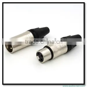 Audio Gade OEM XLR Male Female 3 Pin Connector 24K Gold Plated Balance Audio Plug thumbnail-3