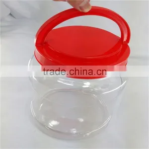 Clear Storage Jars With Plastic Lids for Promotion thumbnail-2