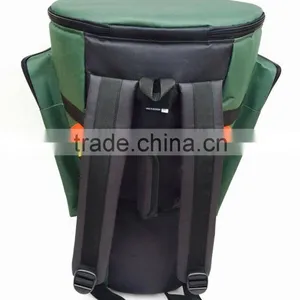 Djembe Bags Pro Dark Green With African Rasta Stripe thumbnail-5