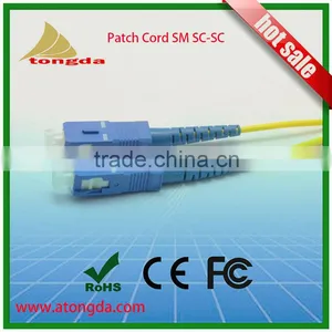 Optic Jumper Cord 1M 3M SC SC UPC Simplex Patch Cord 2.0mm PVC Factory Supply thumbnail-4