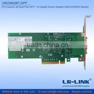 LR-LINK LREC6802BF-2SFP+ PCIe x8 Dual Port SFP+ Optical 10G Network Card Compatible Intel X520 thumbnail-3