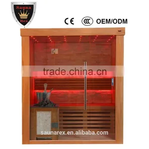 2016 Canadian Hemlock Luxurious Sauna Room for 2 Person thumbnail-1