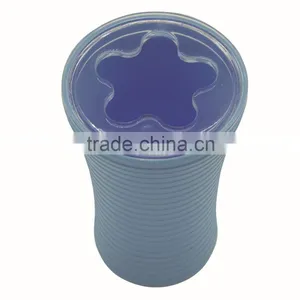 Plastic Bathroom Accessory Toothbrush Holder With Cover thumbnail-1