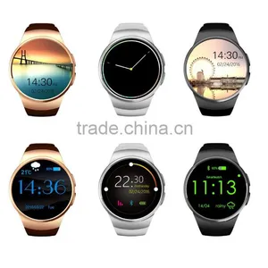 EXCELVAN Smart Watch KW18 SIM Watch MTK2502C Pedometer Heart Rate Monitor Touch Screen Smartwatch for IOS Android Smartphone thumbnail-2