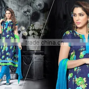 FLORAL PRINT SALWAR KAMEEZ thumbnail-6