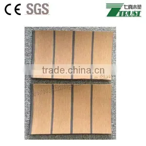Marine Boat Yacht Synthetic Teak PVC 190*5mm Decking thumbnail-5