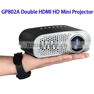 OEM Best Quality Double HDMI HD Mini LED Projector, Home Mobile Theater Projector thumbnail-1