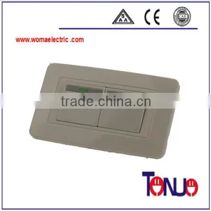 South American 2 Gang Push Button Switch thumbnail-1