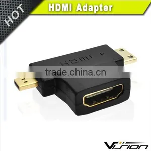 3 in 1 HDMI to Micro HDMI Mini HDMI Adapter thumbnail-3
