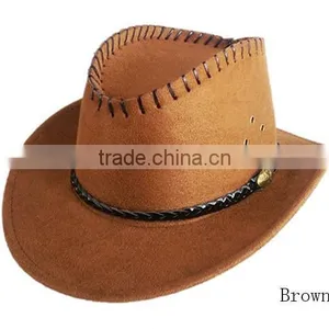 Wholesale Plain Cheap Cowboy Hats For Women thumbnail-6