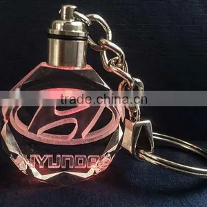 Promotional Engraved Crystal Smart Car Keychain thumbnail-2