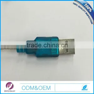 High Quality USB to RS232 DB9 9pin OD5mm PVC Male to Male Cable Use for Iphone Mac Computer thumbnail-4