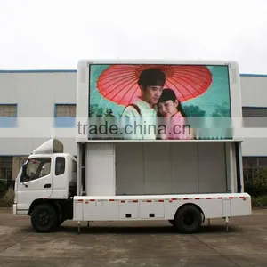 Mobile Trailer Led Sign/Shanghai Truck Mobile Led Display/truck Led Lights thumbnail-1