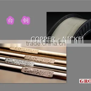 AWS A5.7ERCuNi DIN 1733 SG-CuNi30Fe BS EN14640 CuNi30 Copper Nickel Welding Wire thumbnail-1