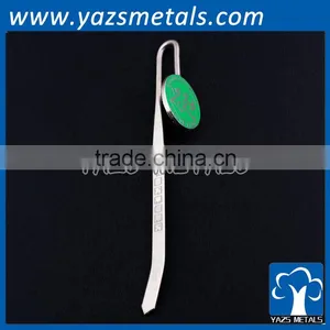 Custom Lucky Clover Metal Estched Bookmark thumbnail-2