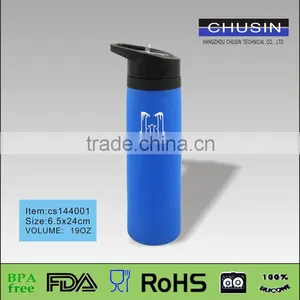 High Quality Wholesale BPA Free Colorful Silicone Water Bottle thumbnail-3