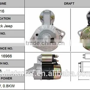 12v Car Suzuki Auto Starter 31100-83031 for Sidekick Jeep,starter 16966 thumbnail-1