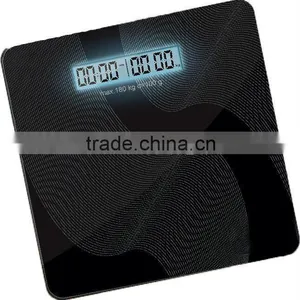 Digital Bathroom Scale With Digital Clock thumbnail-1