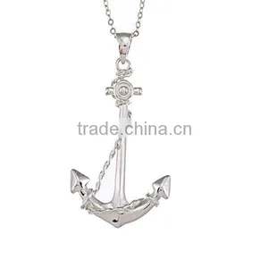 Newest Style 925 Sterling Silver Anchor Pendant Jewelry Anchor Jewelry thumbnail-1