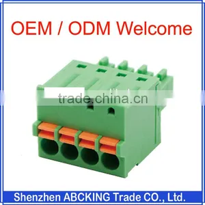 Factory Price 2.54mm 3.81mm 5.08mm Screwless Terminal Block thumbnail-1