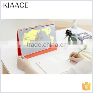 Eco Friendly Desktop Daily Life Printing Paper Spiral Insert Photo Calendar thumbnail-2