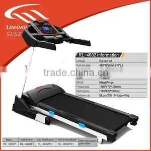 Body Fit Treadmill With Hand Pulse, Incline, Time, Speed, Distance, Body Fat and Calories and More Functions thumbnail-1