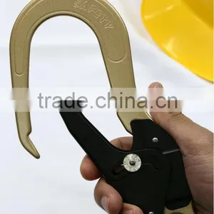 Gold&Black Double Lock Quick Release Lineman Metal Snap Hook thumbnail-1