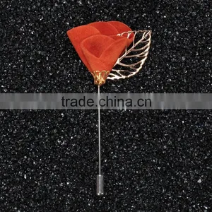 Wholesale Handmade Colorful Lapel Flower Pin/ Brooch Pin for Wedding Party Accessories thumbnail-4