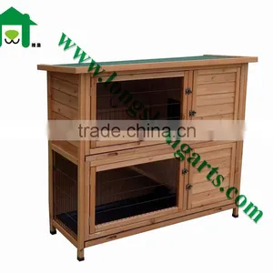 Double Tray Rabbit Wooden House thumbnail-1