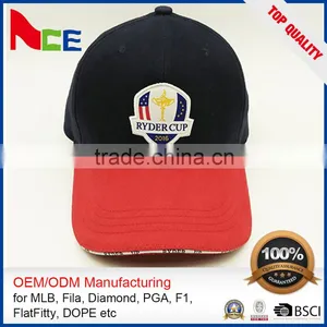 Custom 6 Panel Embroidery Sublimation Golf Cap Cheap Golf Caps thumbnail-1