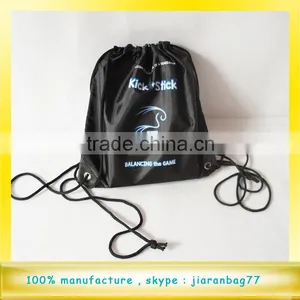 Custom Cheap Polyester Drawstring Bags/Kids Backpack/Promotion Drawstring Bags With LOGO thumbnail-1