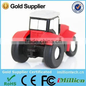 Bulk Soft PVC Tractor Usb Flash Drive thumbnail-2