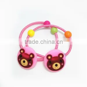 Colorful Elastic Rubber Flexible Hair Bands Cartoon Cute PVC Hair Ties thumbnail-1