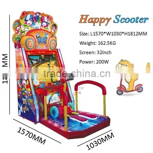 2016 New Game Simulator Scooter Machine,kids Redemption Game Happy Scooter thumbnail-1